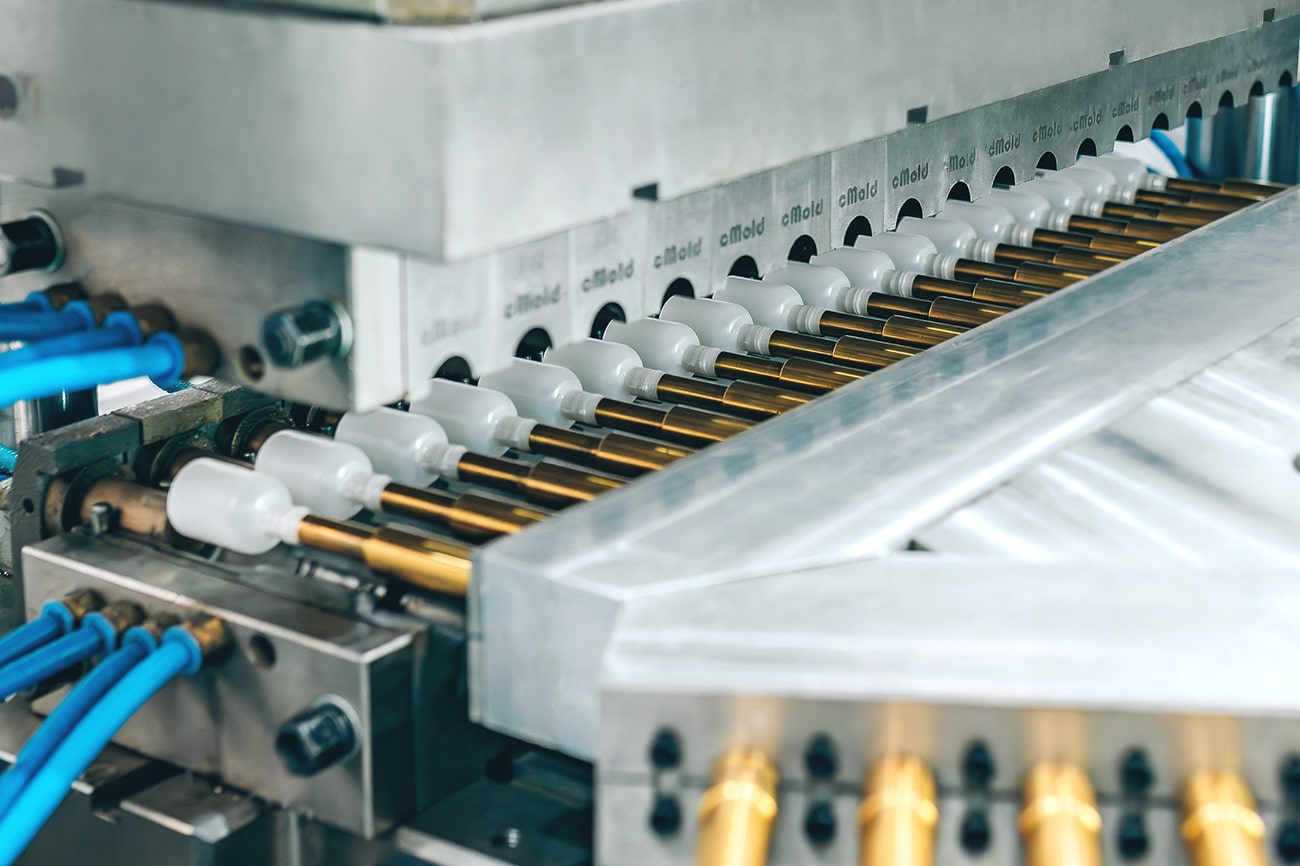 Injection blow molding mold CMOLD