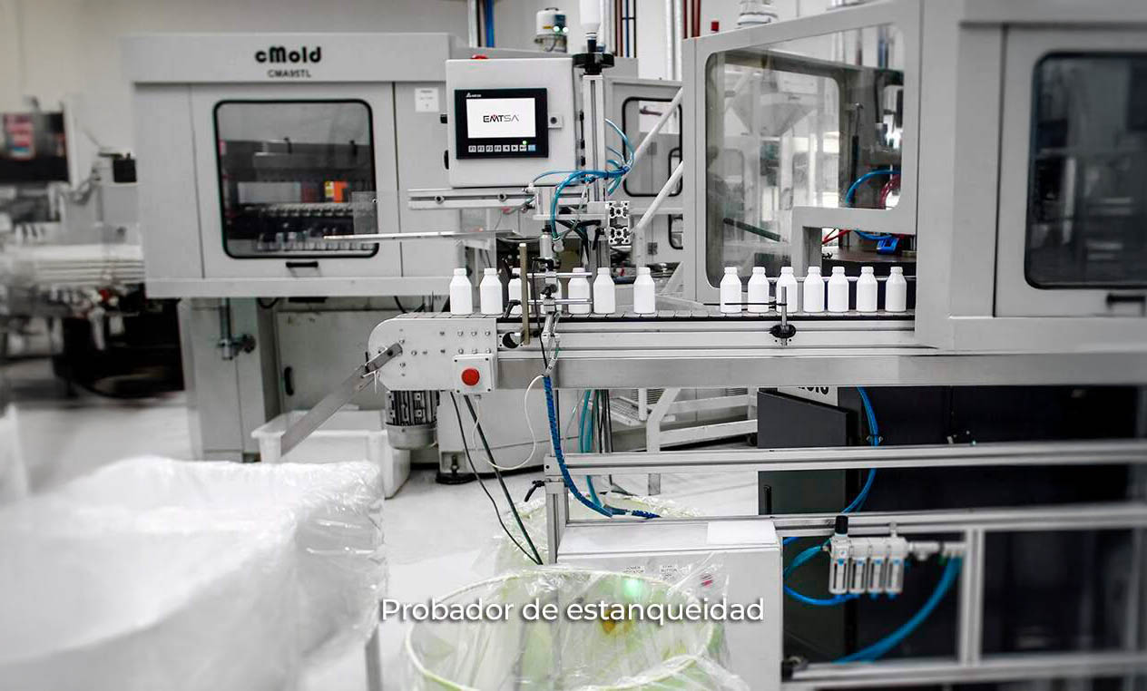 Probador de estanqueidad para frascos CMOLD