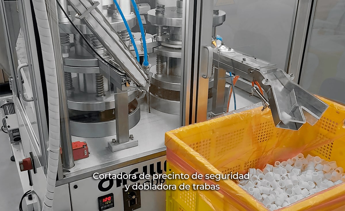 Cortadora precinto seguridad para tapas AGILLE