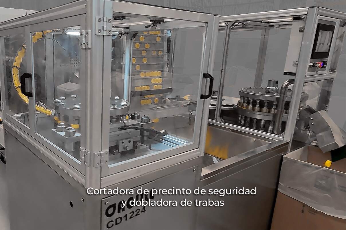 Cortadora precinto seguridad para tapas AGILLE